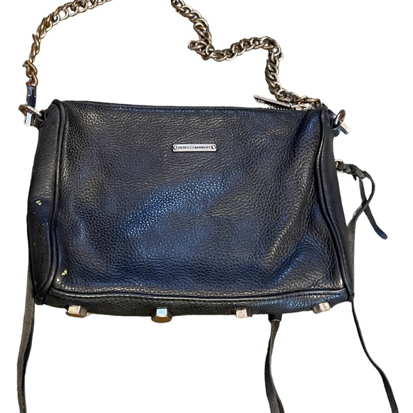 Rebecca Minkoff 3 Zip Cross-body Bag, Black, GUC - Picture 2 of 8